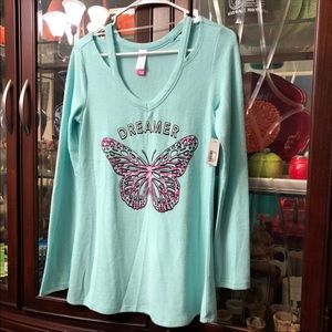 🌺New Juniors Graphic Cut- Out Sz:M (7-9)🌺